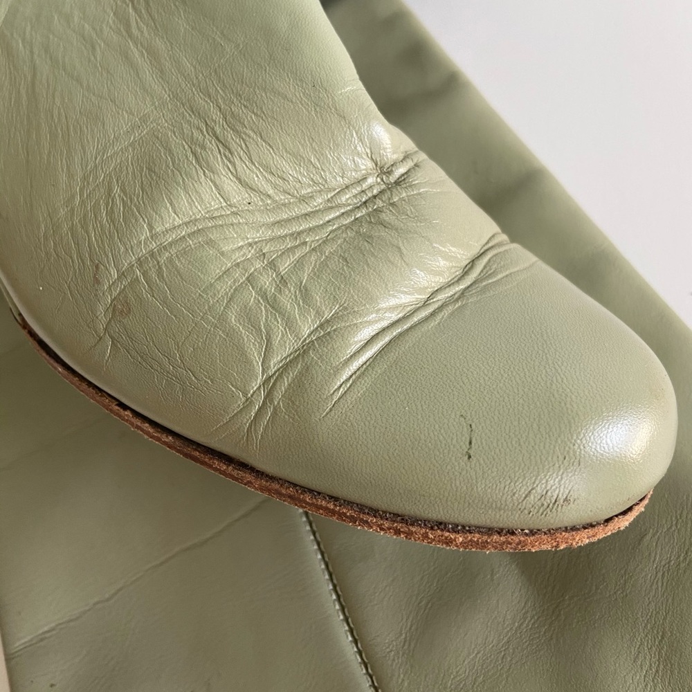 Rachel Comey Telegram Riding Boots in Sage Green - Picture 6 of 6
